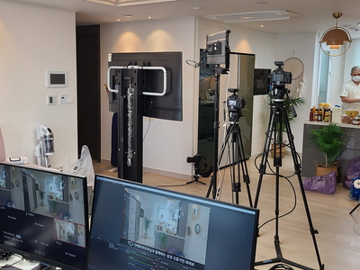 홈쇼핑 라이브 진행